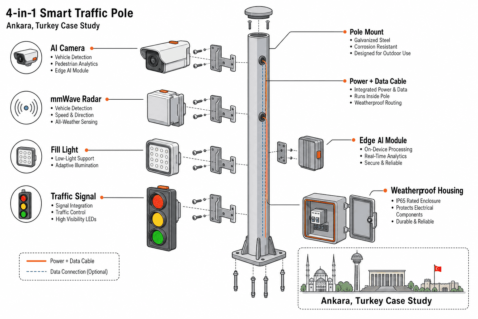 Smart Traffic System - function diagram