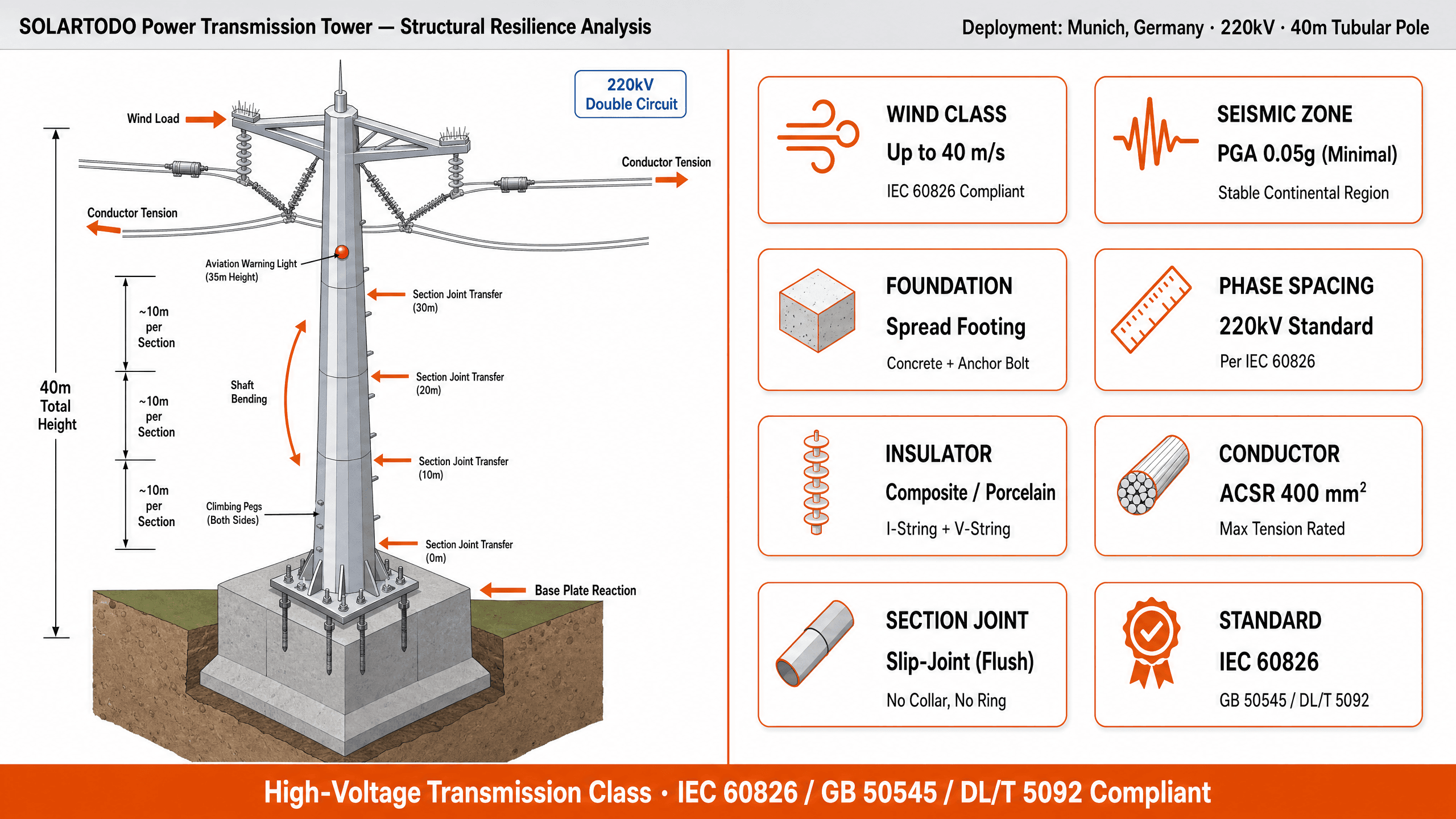 Power Transmission Tower - structure resilience