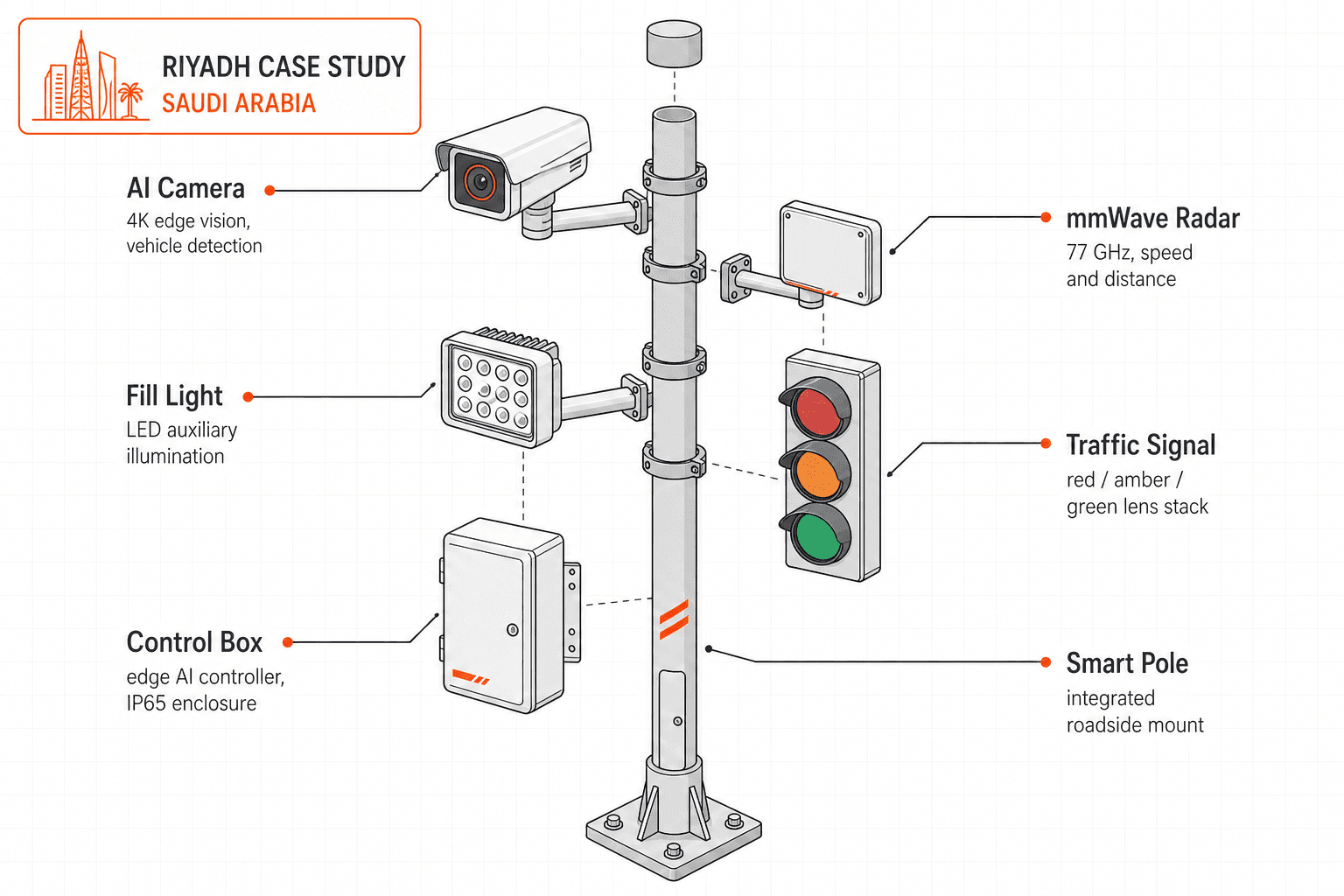 Smart Traffic System - function diagram