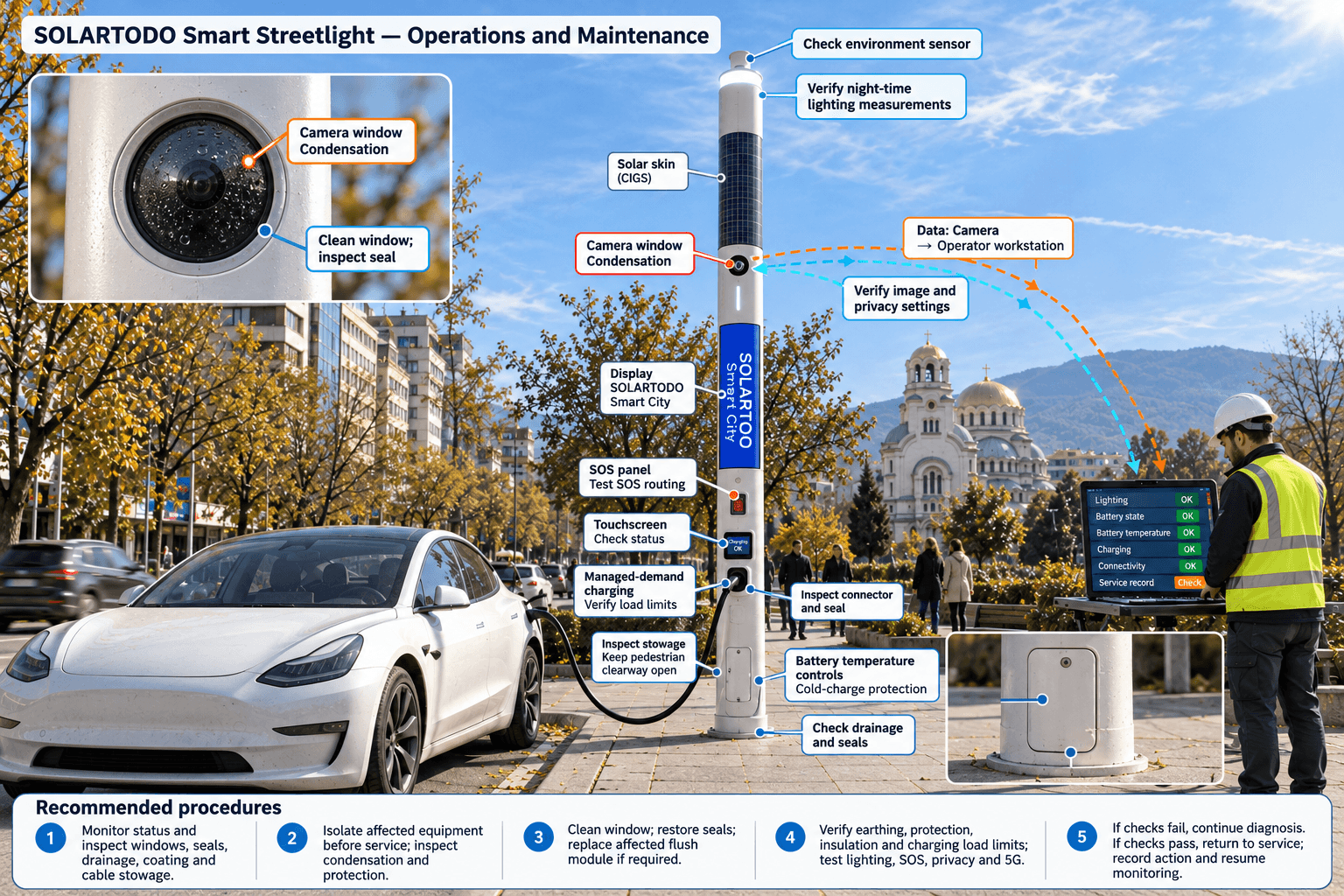 Smart Streetlight - system operations maintenance