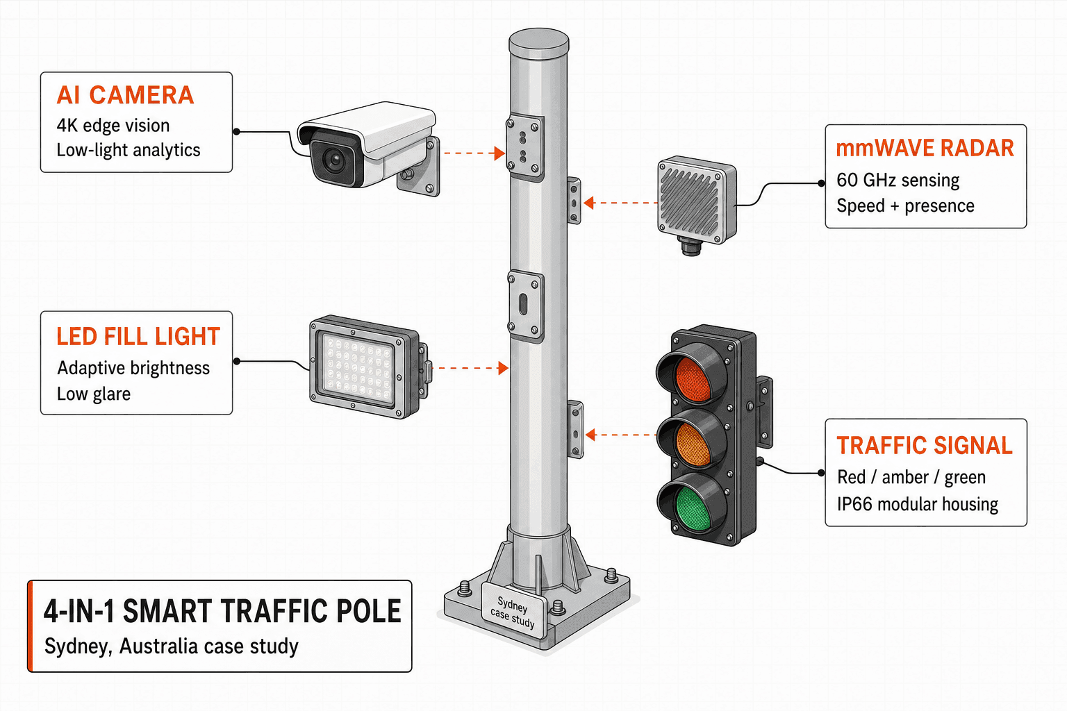 Smart Traffic System - function diagram