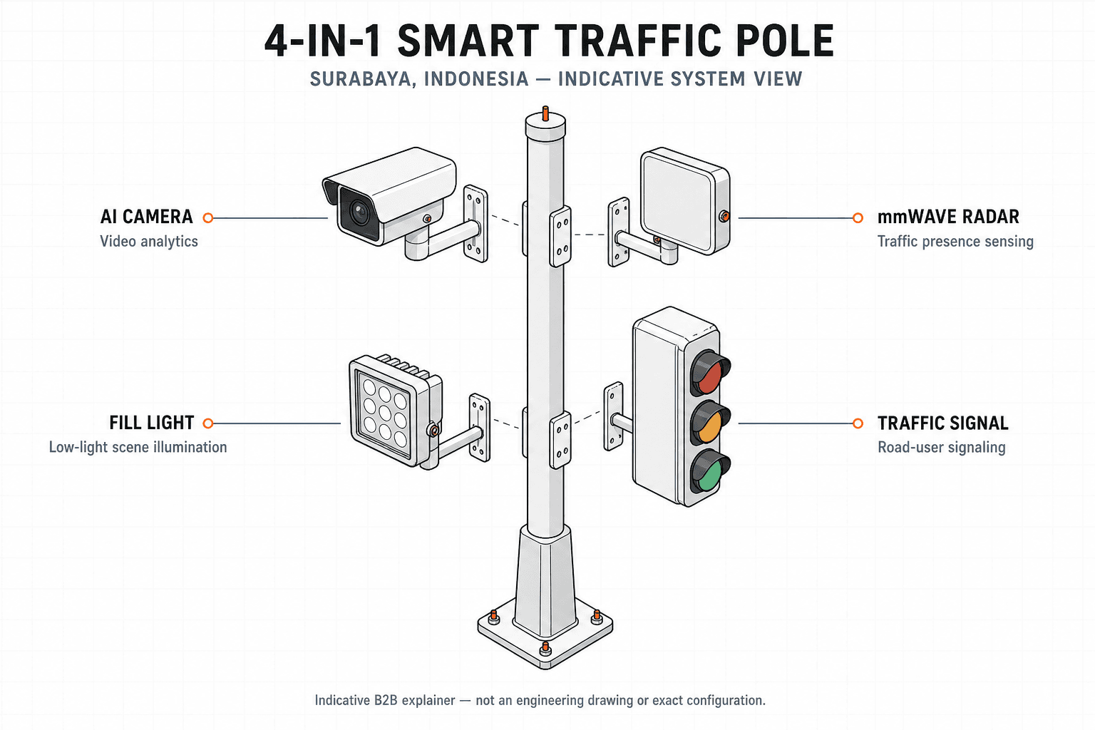 Smart Traffic System - функциональная схема