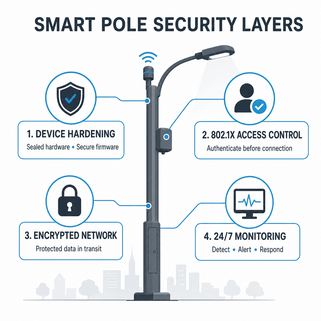 Smart Streetlight Cybersecurity: Protecting Connected… — infographic 1