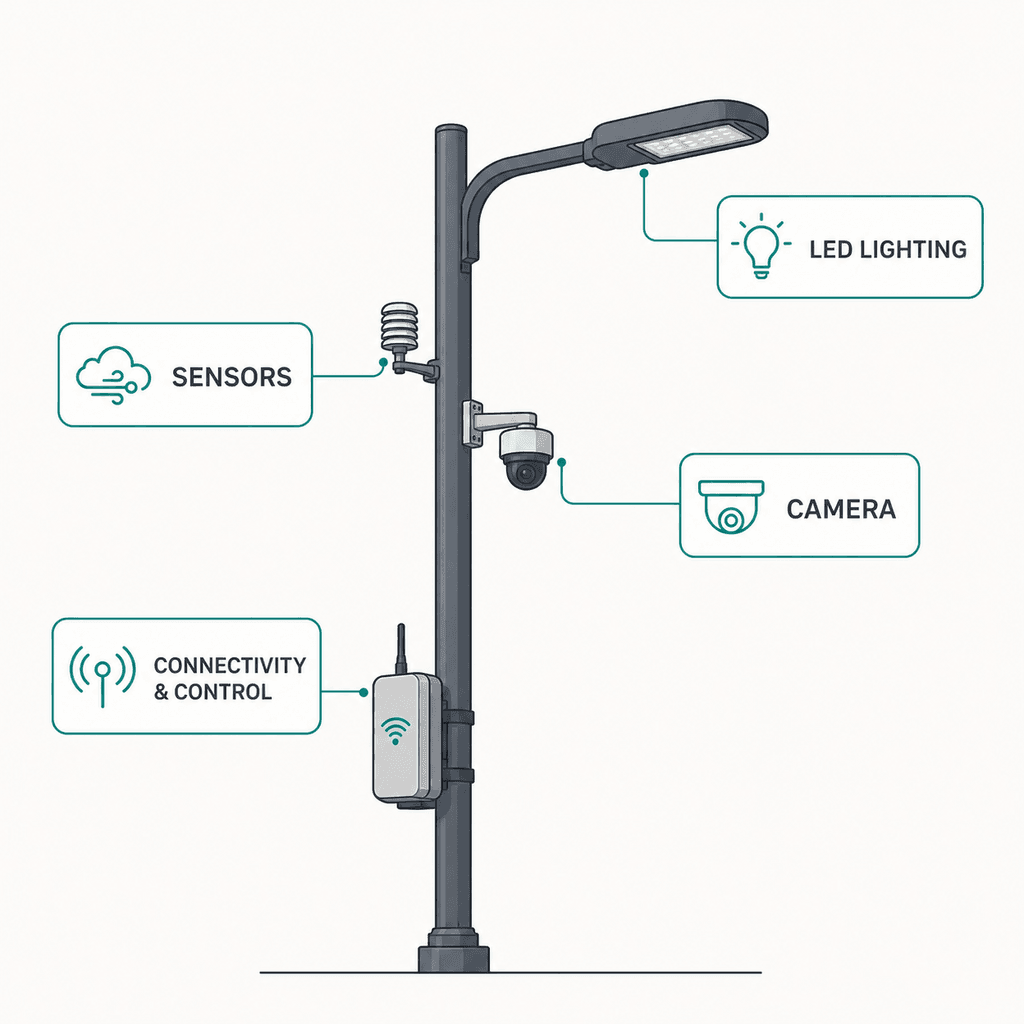 Retrofitting Existing Streetlights to Smart Poles: A… — infographic 1