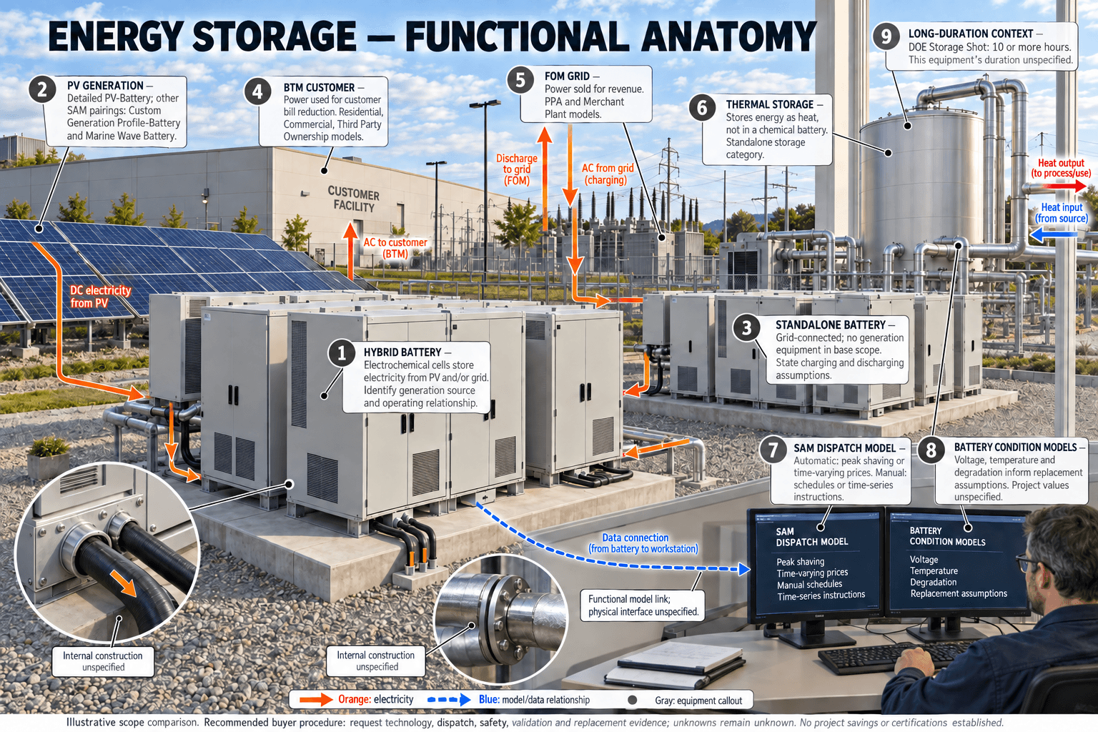 Energy Storage Procurement Scope: Battery, Thermal,… — Detailed functional anatomy
