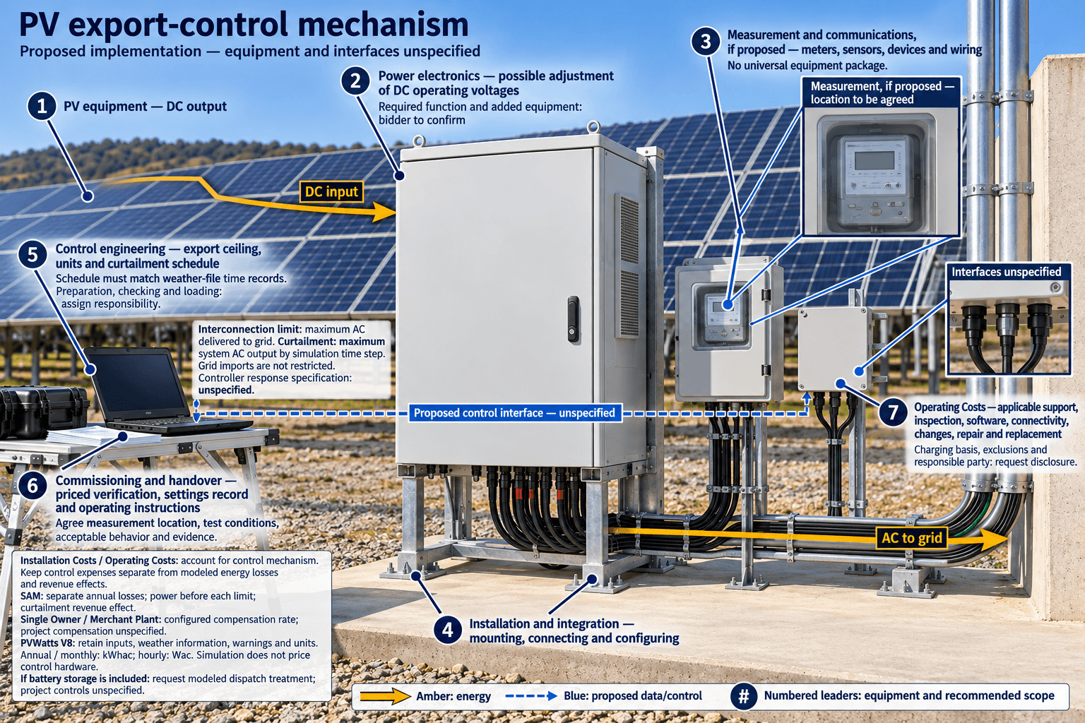 What installation and operating cost items should a PV bid… — Detailed functional anatomy