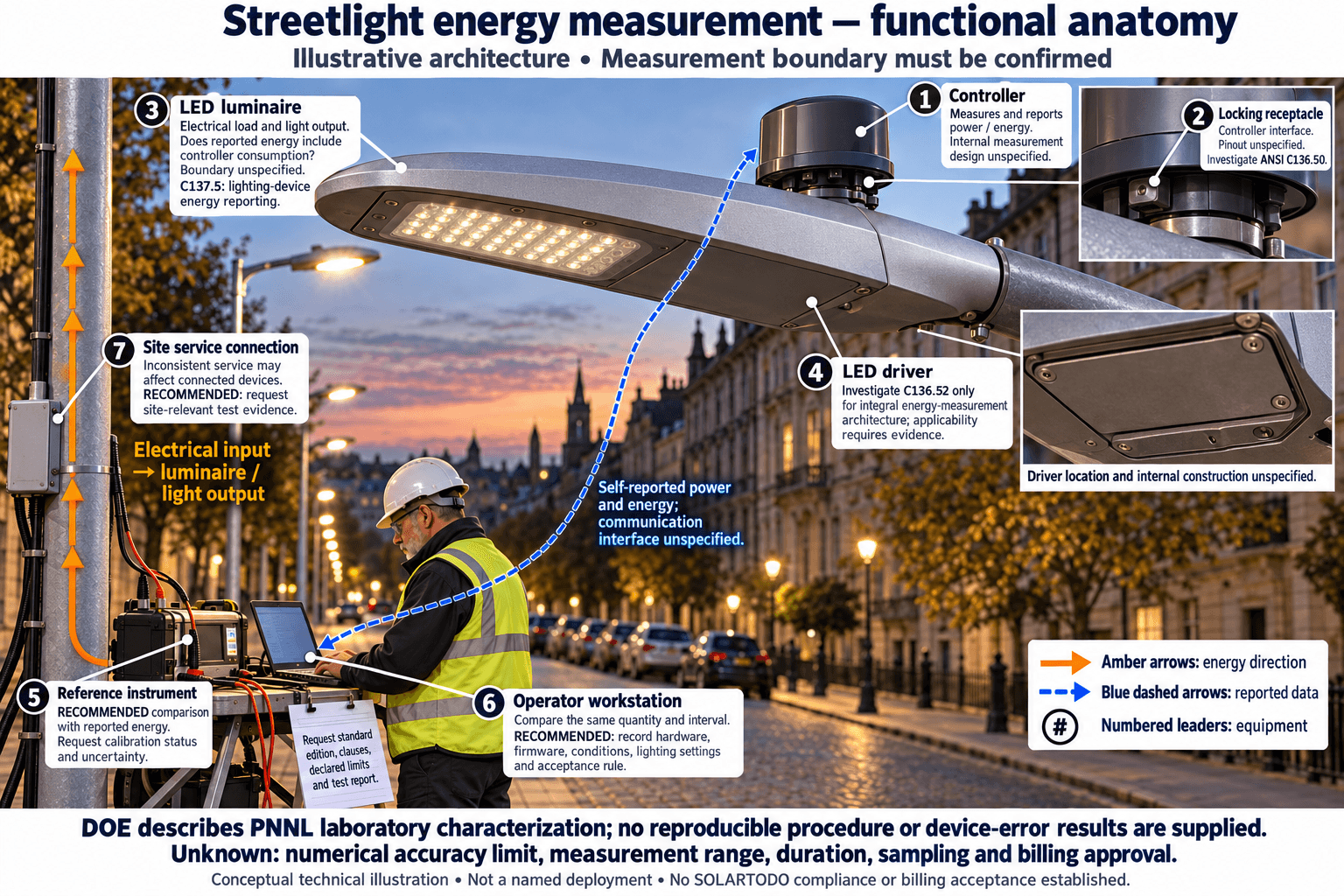 Streetlight Energy Measurement: Evidence for Billing… — Detailed functional anatomy