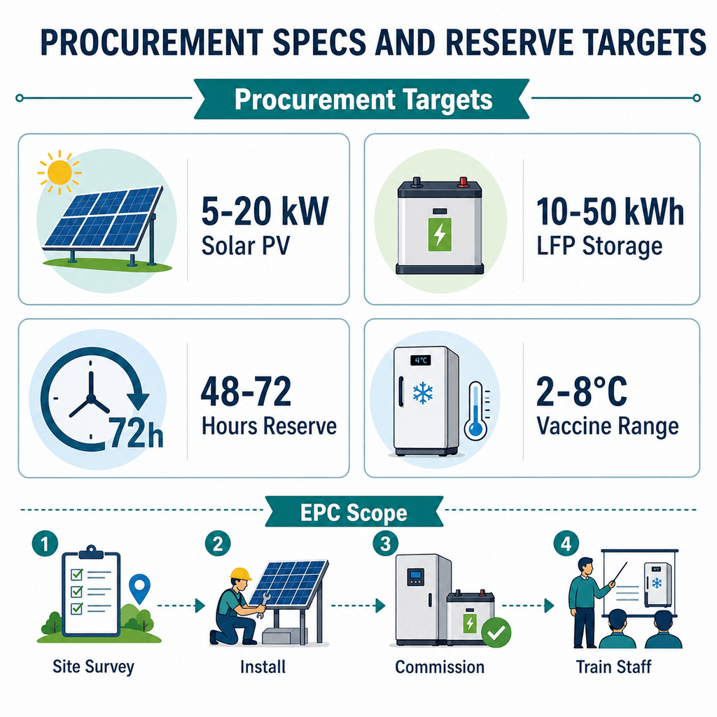 Refrigeração de cadeia fria com energia solar para clínicas rurais |… — infographic 2