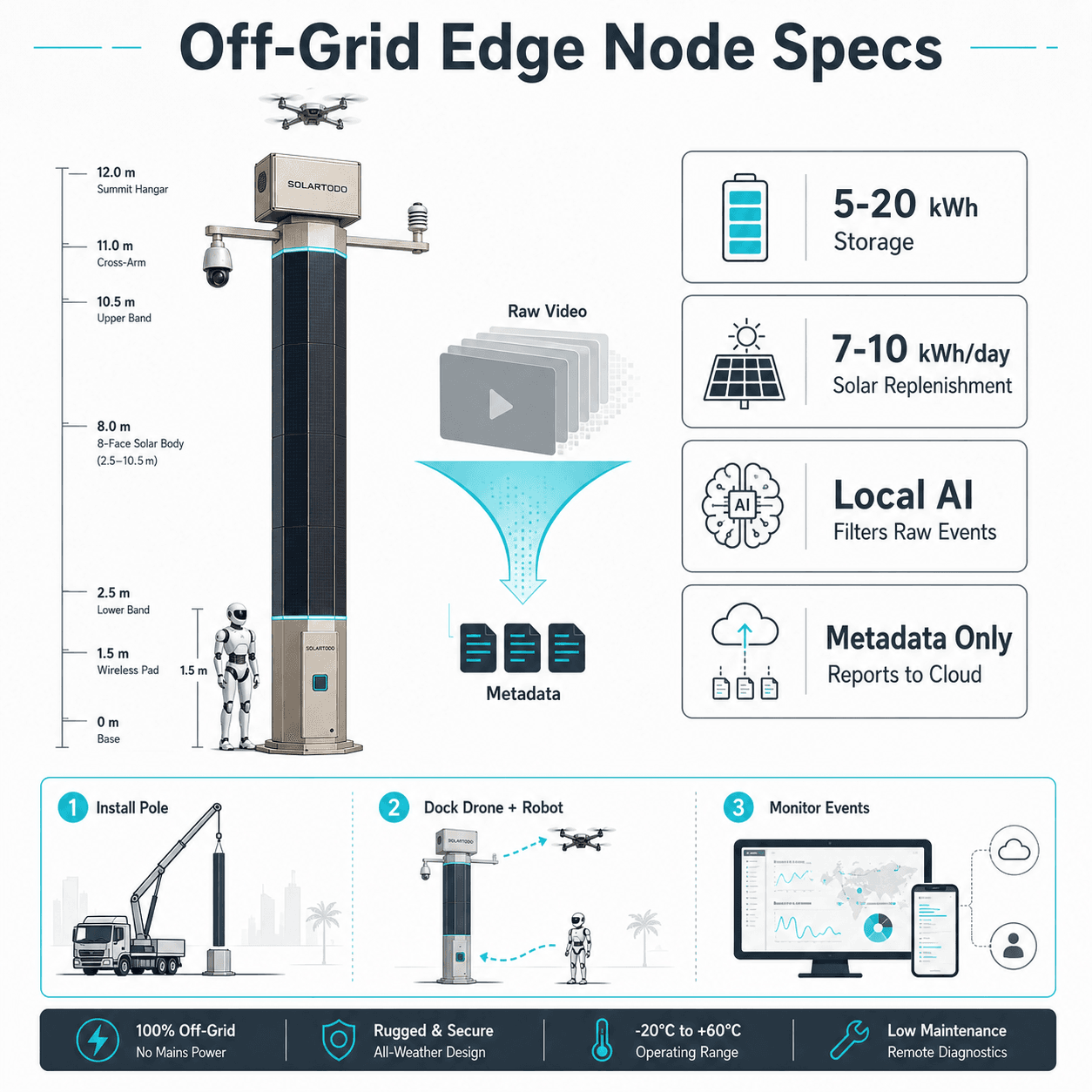 Sky Hub Edge AI: On-Pole Drone Data Processing Pipeline |… — infographic 2