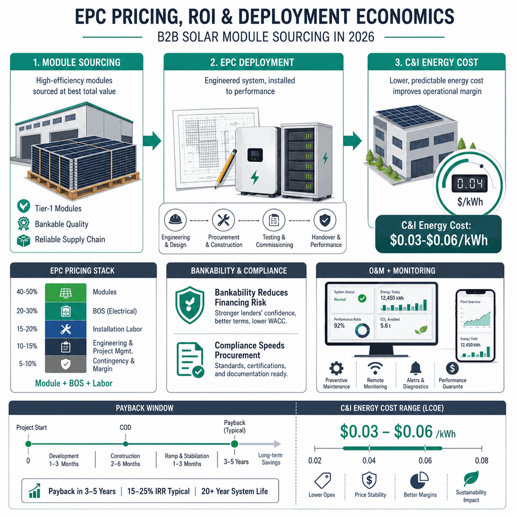 Solar Module Manufacturer B2B Guide 2026 — infographic 2