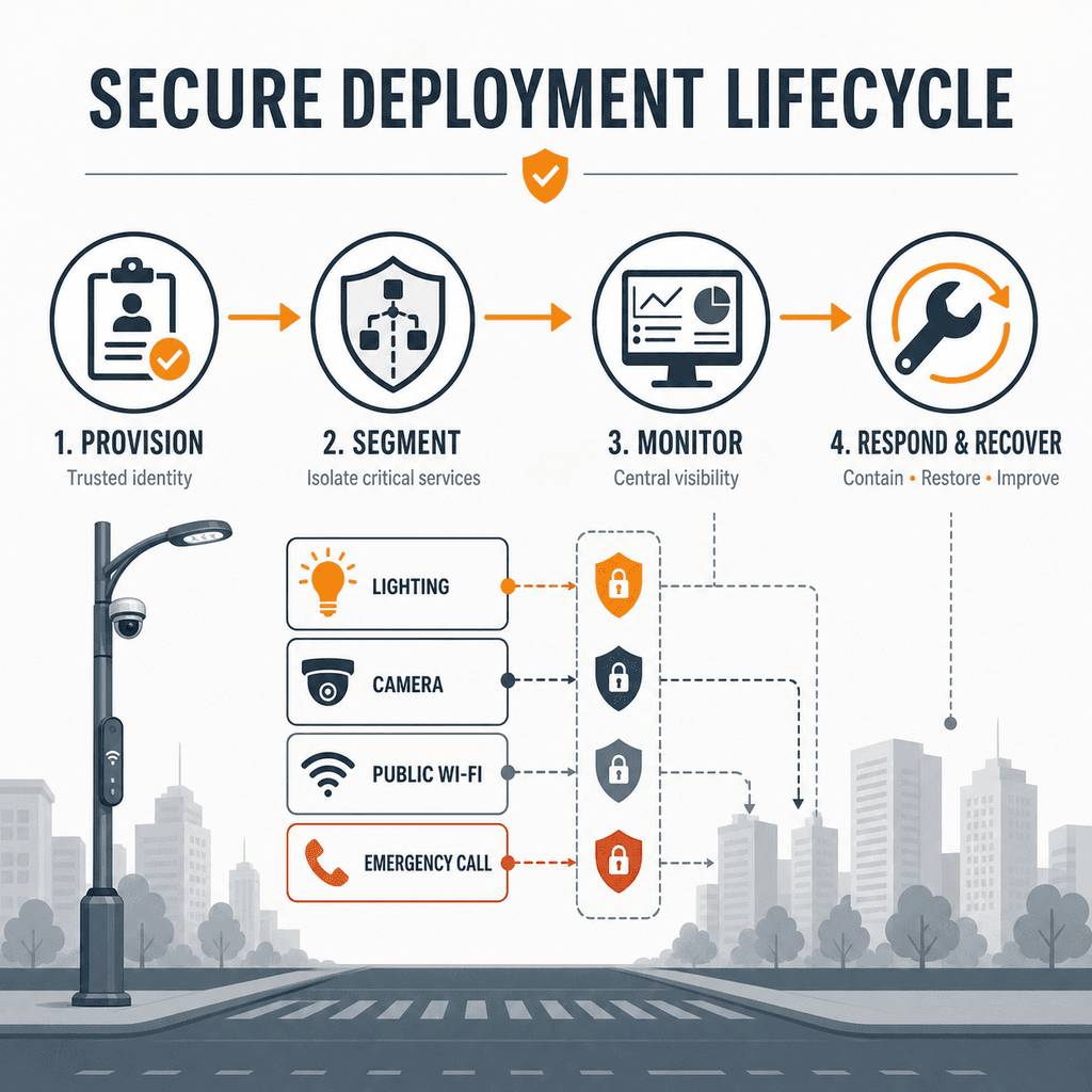 Smart Streetlight Cybersecurity: Protecting Connected… — infographic 2