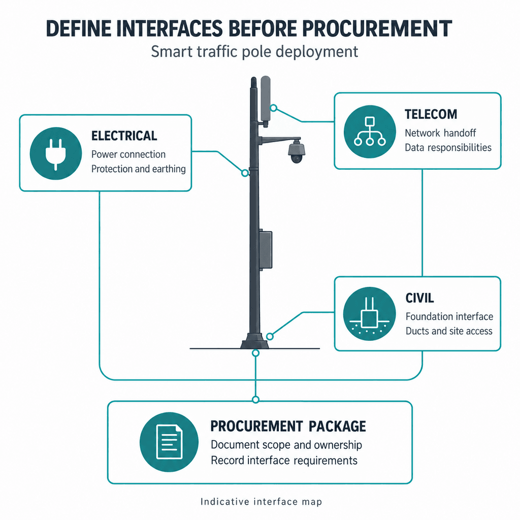 Regulaciones de Interconexión para smart traffic pole en… — infographic 2