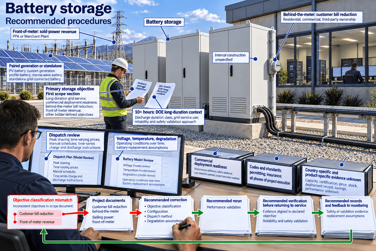 What specification scope should require bidders to state… — Detailed system operations and maintenance