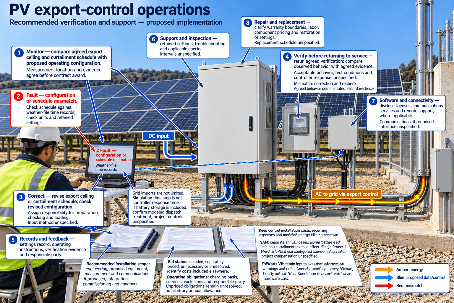 What installation and operating cost items should a PV bid… — Detailed system operations and maintenance