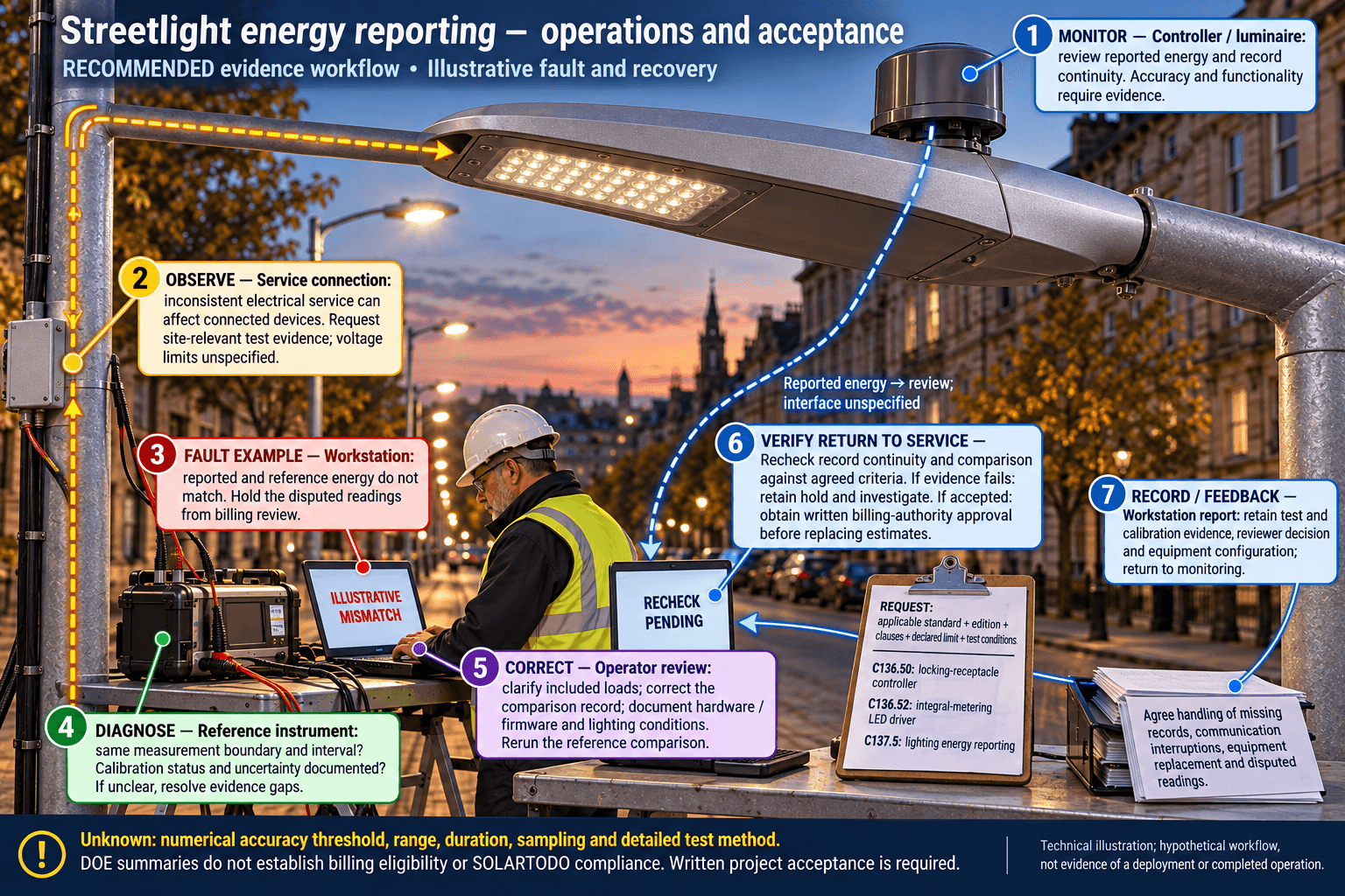 Streetlight Energy Measurement: Evidence for Billing… — Detailed system operations and maintenance