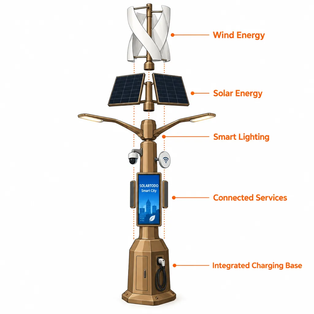64-pole smart infrastructure cloud monitoring and installation reference