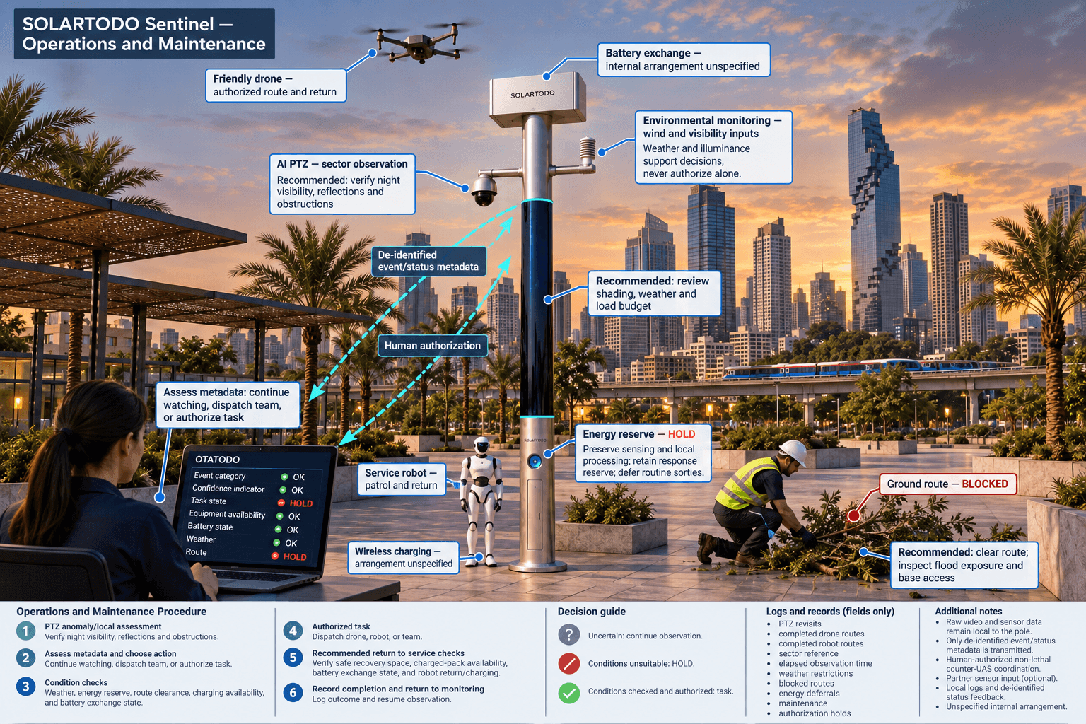 operations and maintenance of the City AI Pole — Bangkok, Thailand