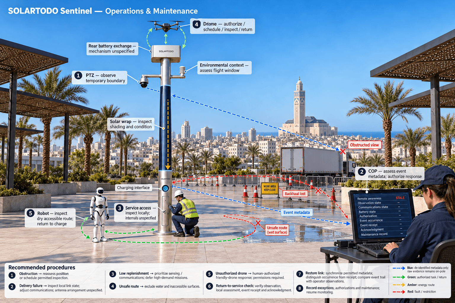 operations and maintenance of the City AI Pole — Casablanca, Morocco