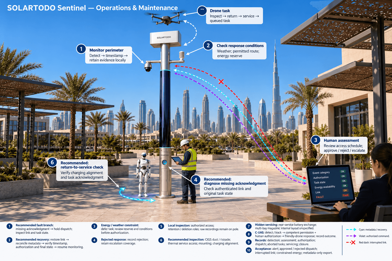 operations and maintenance of the City AI Pole — Dubai, UAE