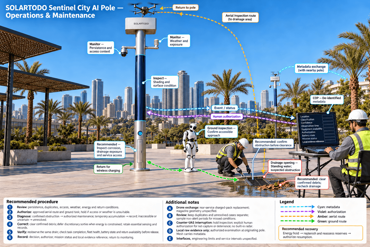 operations and maintenance of the City AI Pole — Manila, Philippines