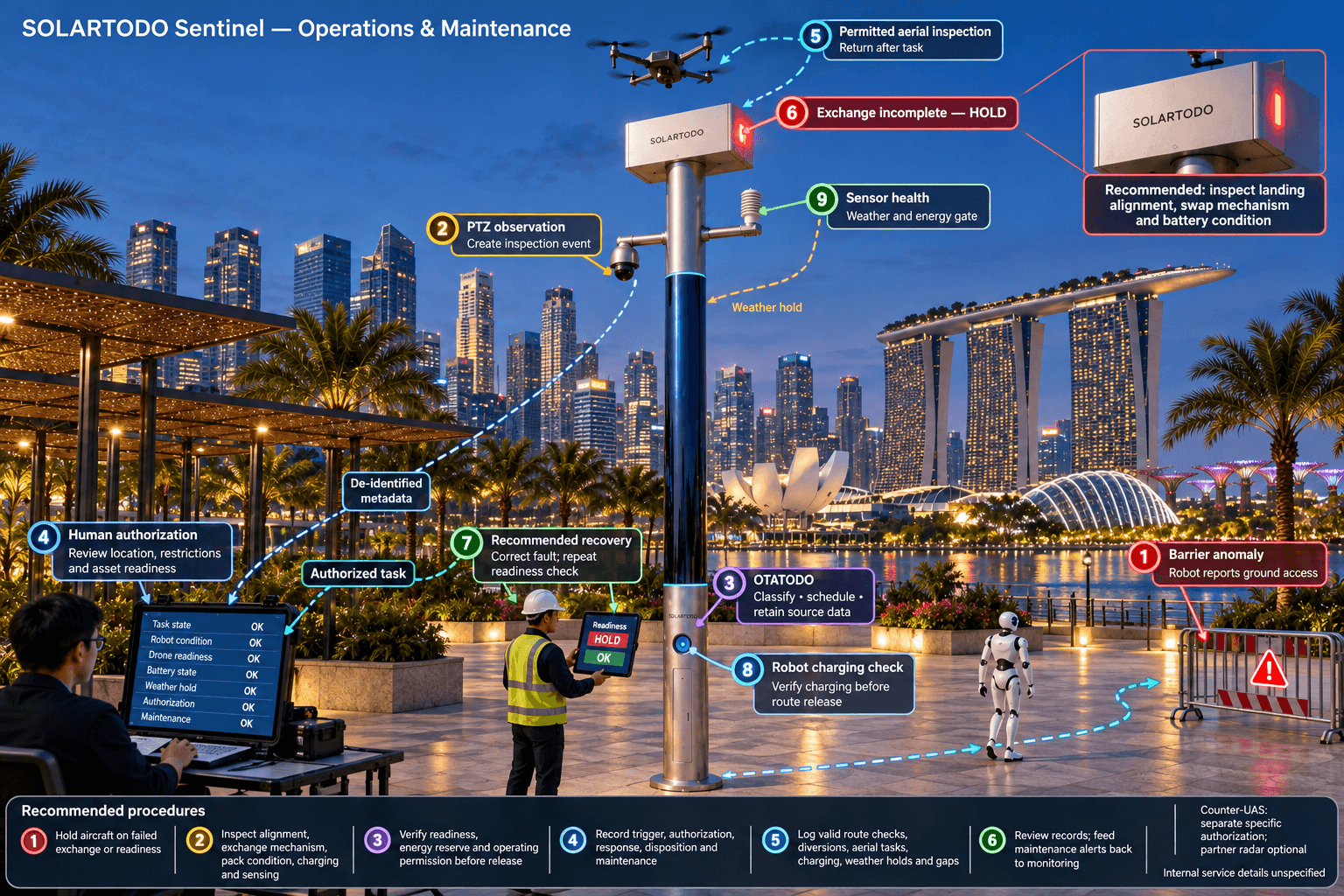 operations and maintenance of the City AI Pole — Singapore, Singapore